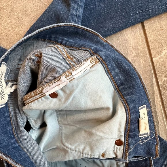 MADEWELL Women's 9" Mid-Rise Skinny Jean 29/8 medium blue slim denim - Picture 10 of 10